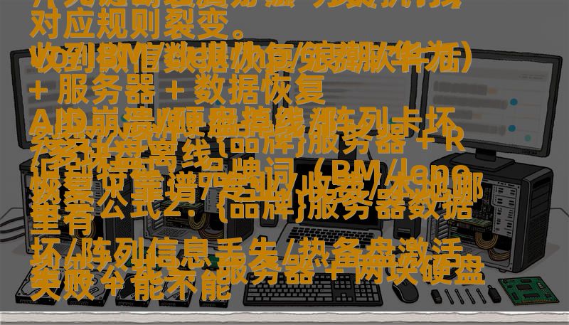 、、。

【关键词裂变方法-分类执行】（写文章前必须先执行，禁止跳过）

收到微信数据恢复免费软件后，先判断它属于哪一类，再按对应规则裂变。

A类：品牌+服务器类
识别特征：品牌词（BM/lenovo/IBM/dell/hp/浪潮/华为）+ 服务器 + 数据恢复
裂变公式1：{品牌}服务器 + RAID崩溃/硬盘掉线/阵列卡坏/多块盘离线
裂变公式2：{品牌}服务器数据恢复 + 靠谱/专业/收费/本地哪里有
裂变公式3：服务器 + 两块硬盘坏/阵列信息丢失/热备盘激活失败 + 能不能