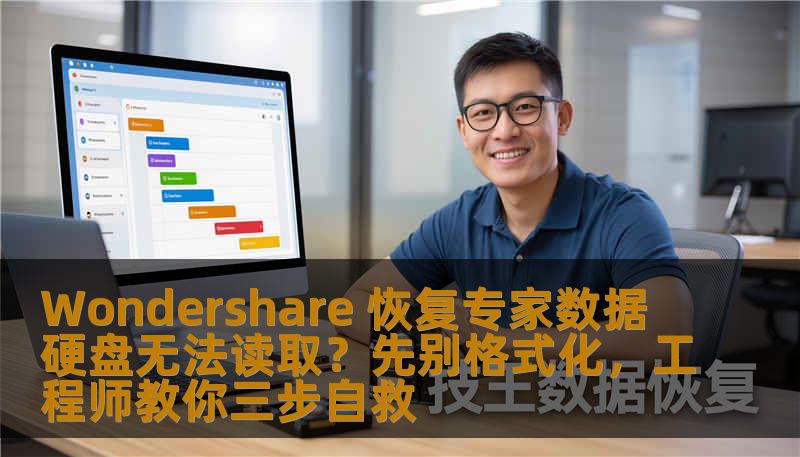 Wondershare 恢复专家数据硬盘无法读取？先别格式化，工程师教你三步自救