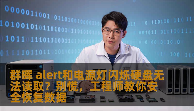 群晖 alert和电源灯闪烁硬盘无法读取？别慌，工程师教你安全恢复数据