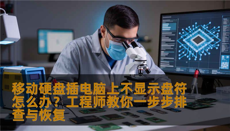 移动硬盘插电脑上不显示盘符怎么办？工程师教你一步步排查与恢复