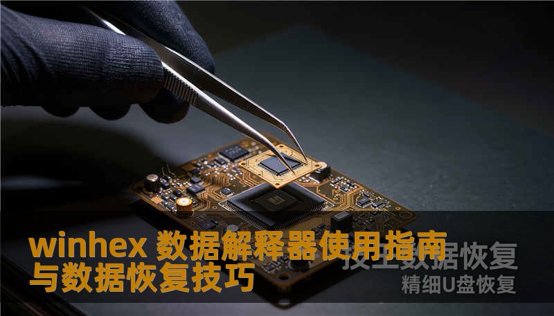 winhex 数据解释器使用指南与数据恢复技巧