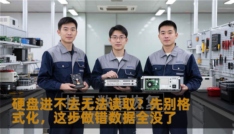 硬盘进不去无法读取？先别格式化，这步做错数据全没了