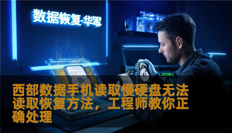 西部数据手机读取慢硬盘无法读取恢复方法，工程师教你正确处理