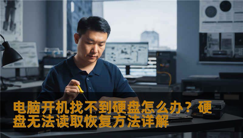 电脑开机找不到硬盘怎么办？硬盘无法读取恢复方法详解