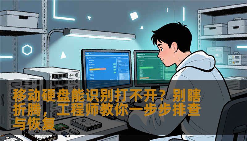 移动硬盘能识别打不开？别瞎折腾，工程师教你一步步排查与恢复