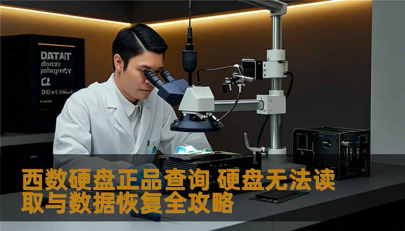 西数硬盘正品查询 硬盘无法读取与数据恢复全攻略