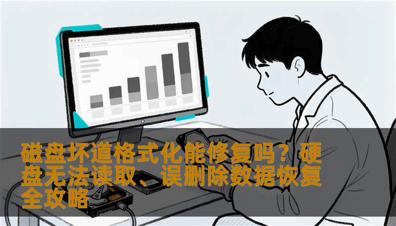 磁盘坏道格式化能修复吗？硬盘无法读取、误删除数据恢复全攻略
