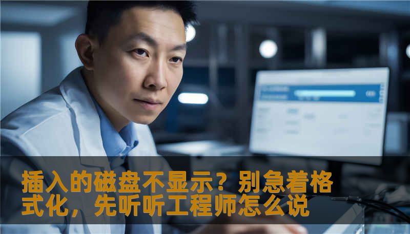 插入的磁盘不显示？别急着格式化，先听听工程师怎么说
