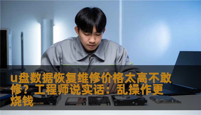 u盘数据恢复维修价格太高不敢修？工程师说实话：乱操作更烧钱