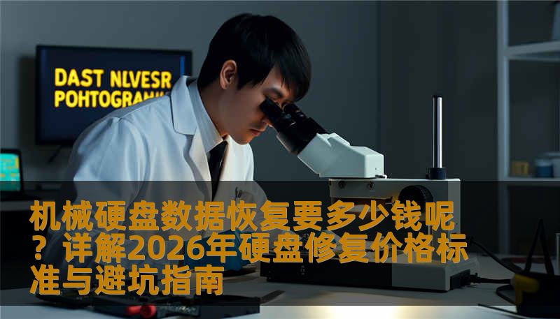 机械硬盘数据恢复要多少钱呢？详解2026年硬盘修复价格标准与避坑指南