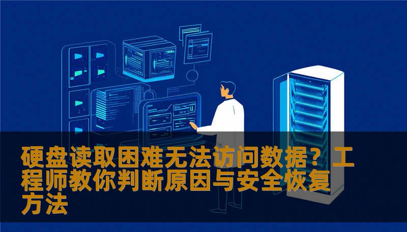 硬盘读取困难无法访问数据？工程师教你判断原因与安全恢复方法