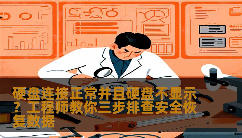 硬盘连接正常并且硬盘不显示？工程师教你三步排查安全恢复数据
