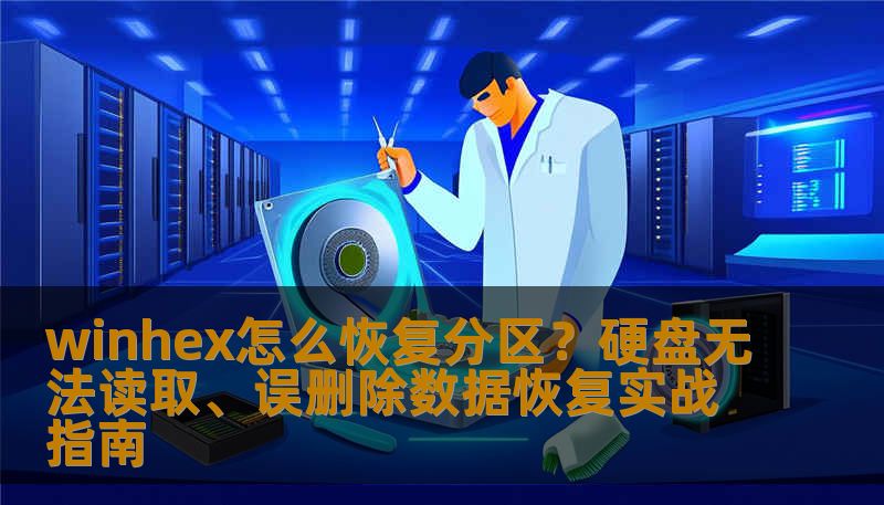 winhex怎么恢复分区？硬盘无法读取、误删除数据恢复实战指南