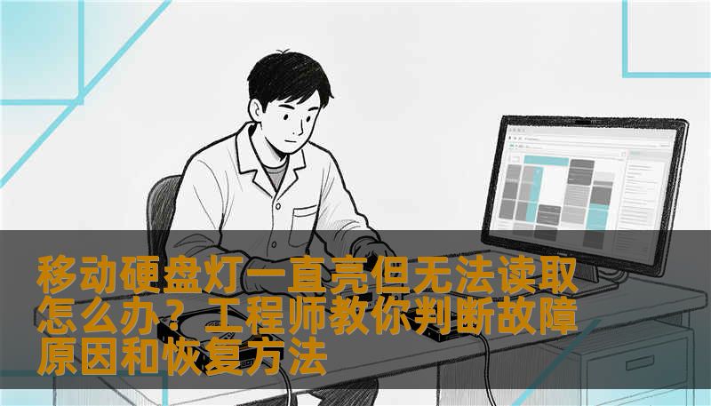 移动硬盘灯一直亮但无法读取怎么办？工程师教你判断故障原因和恢复方法