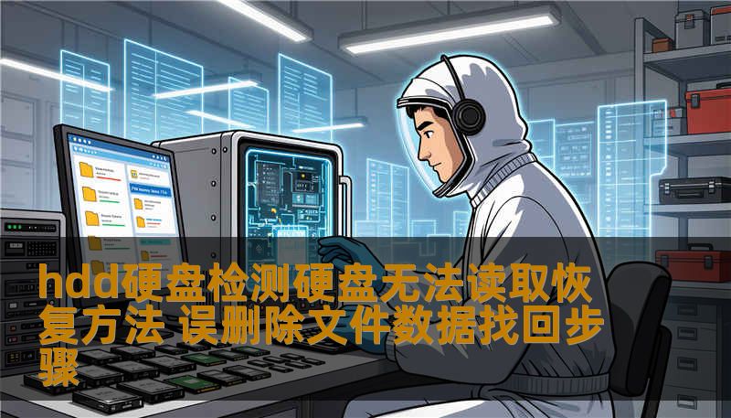 hdd硬盘检测硬盘无法读取恢复方法 误删除文件数据找回步骤