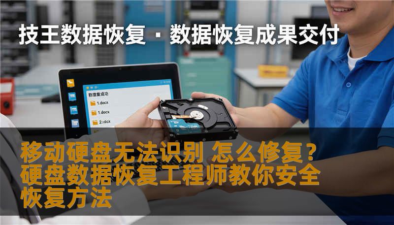 移动硬盘无法识别 怎么修复？硬盘数据恢复工程师教你安全恢复方法