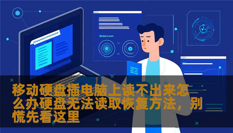 移动硬盘插电脑上读不出来怎么办硬盘无法读取恢复方法，别慌先看这里