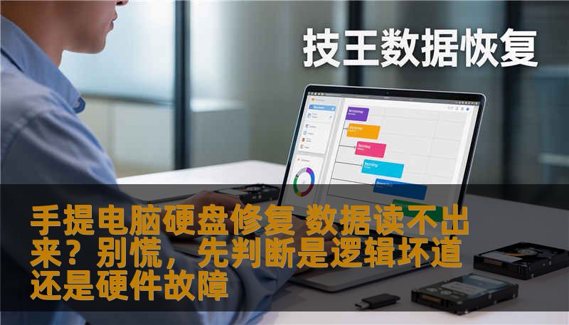 手提电脑硬盘修复 数据读不出来？别慌，先判断是逻辑坏道还是硬件故障