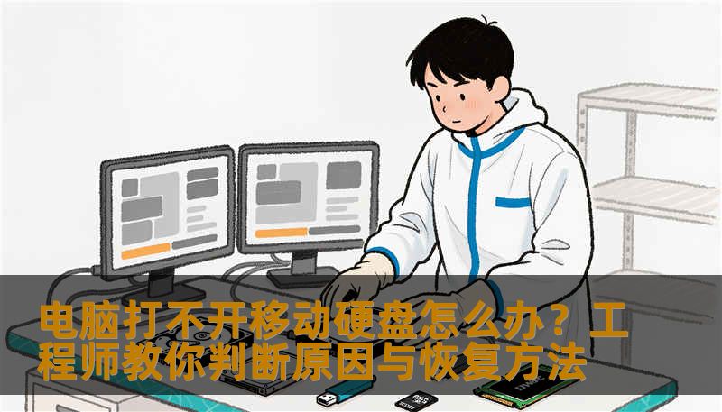 电脑打不开移动硬盘怎么办？工程师教你判断原因与恢复方法