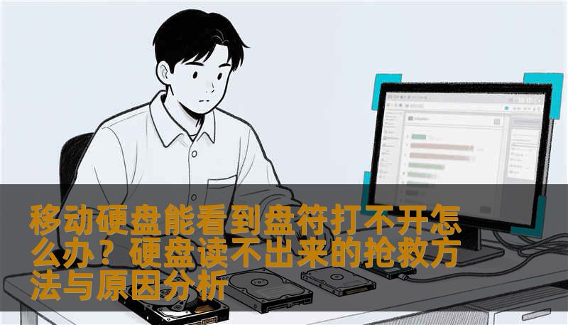移动硬盘能看到盘符打不开怎么办？硬盘读不出来的抢救方法与原因分析