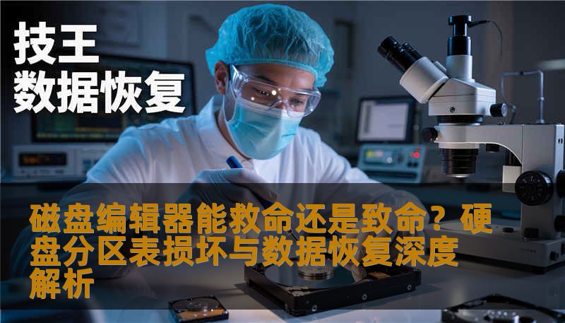 磁盘编辑器能救命还是致命？硬盘分区表损坏与数据恢复深度解析