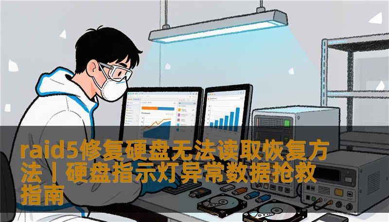 raid5修复硬盘无法读取恢复方法丨硬盘指示灯异常数据抢救指南