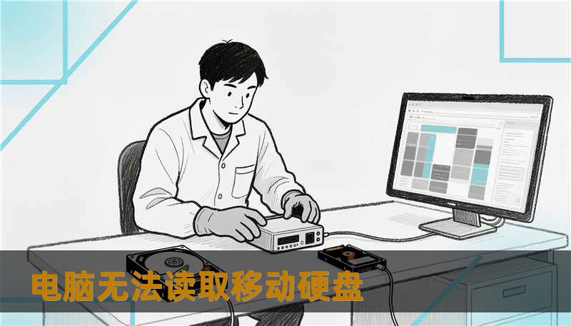电脑无法读取移动硬盘
