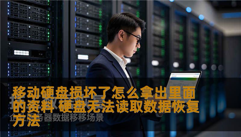 移动硬盘损坏了怎么拿出里面的资料 硬盘无法读取数据恢复方法