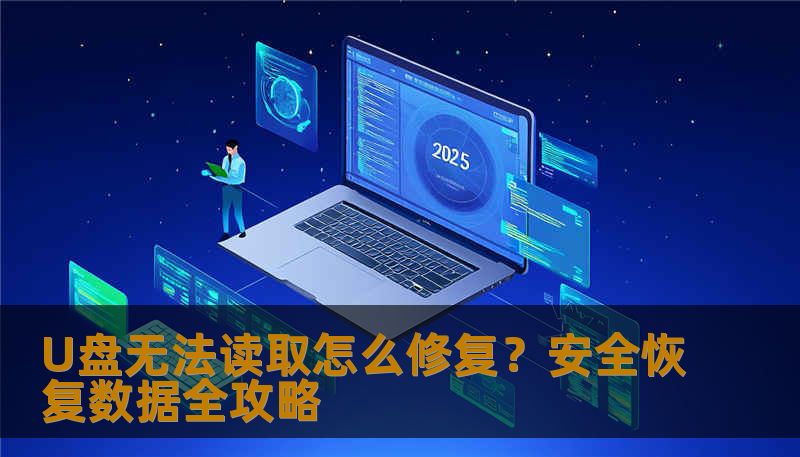 U盘无法读取怎么修复？安全恢复数据全攻略