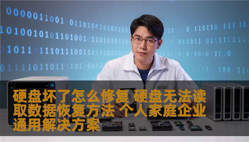 硬盘坏了怎么修复 硬盘无法读取数据恢复方法 个人家庭企业通用解决方案