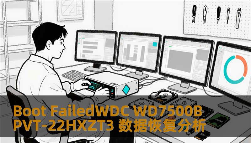 Boot FailedWDC WD7500BPVT-22HXZT3 数据恢复分析