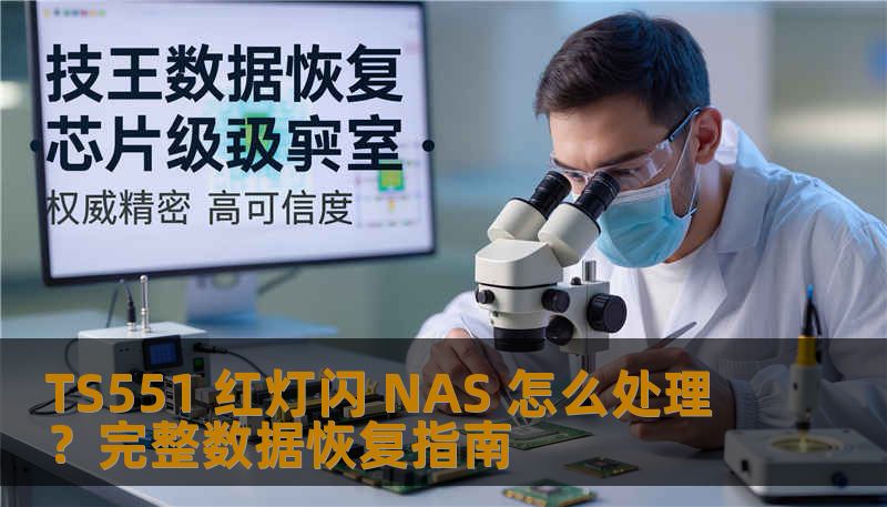 TS551 红灯闪 NAS 怎么处理？完整数据恢复指南