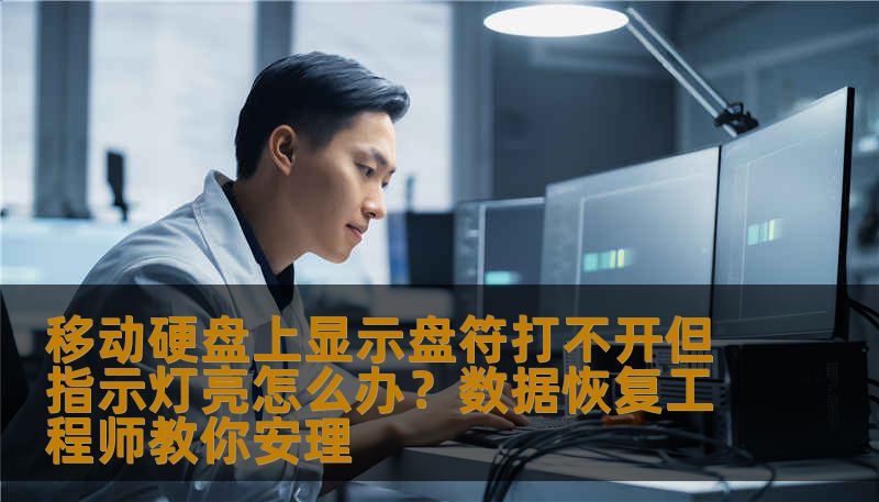移动硬盘上显示盘符打不开但指示灯亮怎么办？数据恢复工程师教你安理