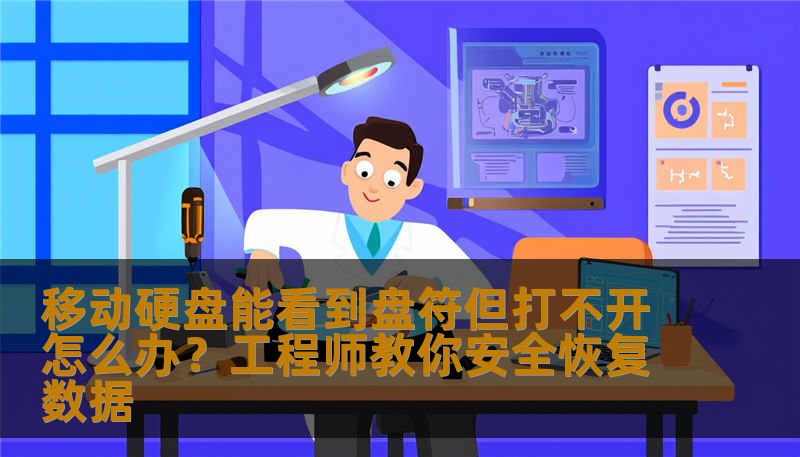 移动硬盘能看到盘符但打不开怎么办？工程师教你安全恢复数据