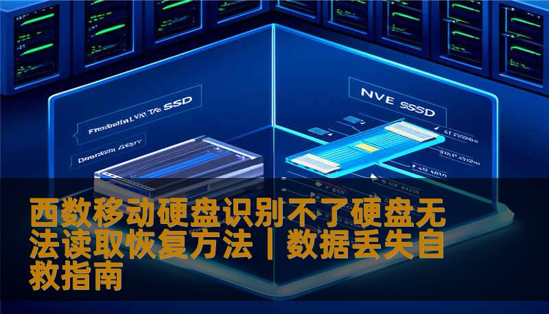 西数移动硬盘识别不了硬盘无法读取恢复方法｜数据丢失自救指南