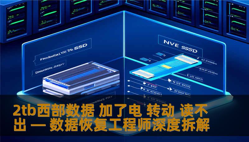2tb西部数据 加了电 转动 读不出 — 数据恢复工程师深度拆解