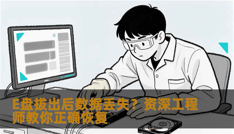 E盘拔出后数据丢失？资深工程师教你正确恢复