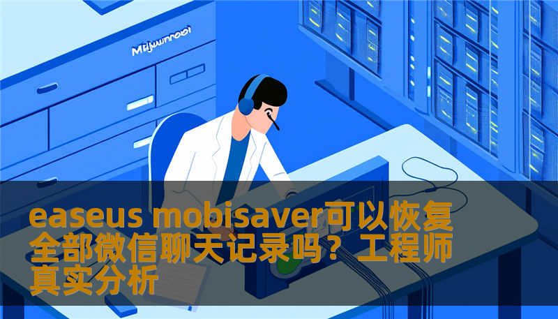 easeus mobisaver可以恢复全部微信聊天记录吗？工程师真实分析