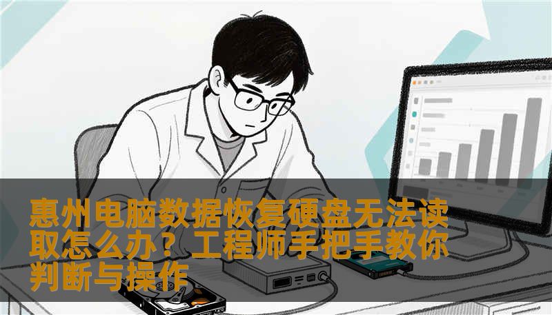 惠州电脑数据恢复硬盘无法读取怎么办？工程师手把手教你判断与操作
