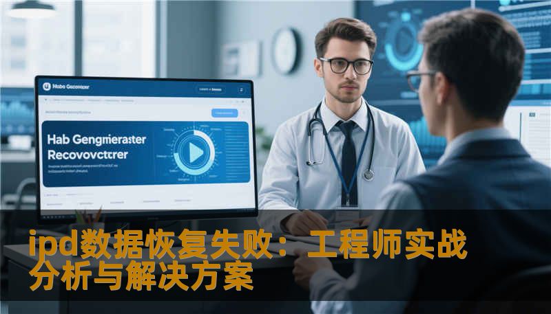 资深数据恢复工程师深入分析ipd数据恢复失败的原因、案例与解决方案，包含操作步骤、注意事项与经验分享。