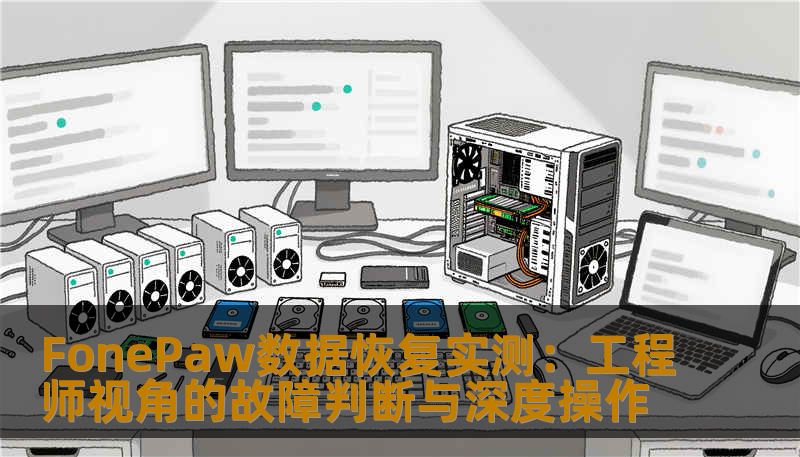 FonePaw数据恢复实测：工程师视角的故障判断与深度操作