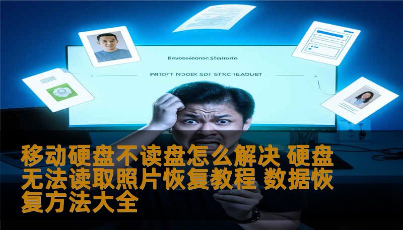 移动硬盘不读盘怎么解决 硬盘无法读取照片恢复教程 数据恢复方法大全