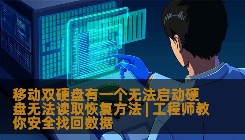 移动双硬盘有一个无法启动硬盘无法读取恢复方法 | 工程师教你安全找回数据