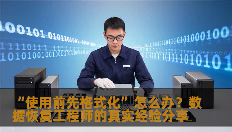 “使用前先格式化”怎么办？数据恢复工程师的真实经验分享