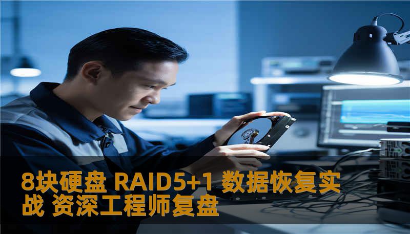 8块硬盘 RAID5+1 数据恢复实战 资深工程师复盘