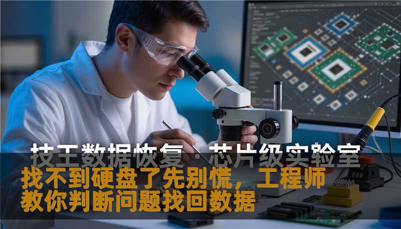找不到硬盘了先别慌，工程师教你判断问题找回数据