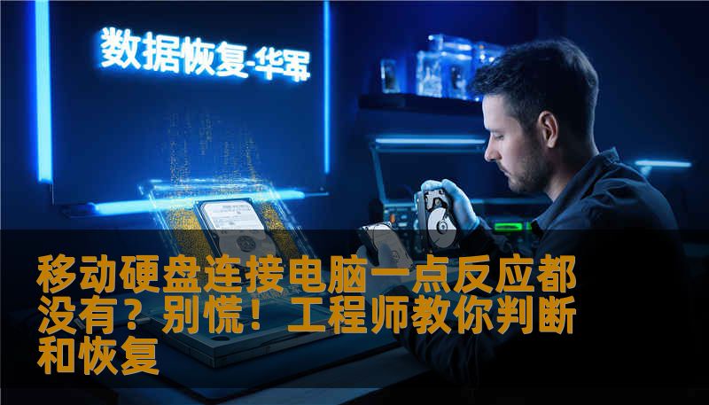 移动硬盘连接电脑一点反应都没有？别慌！工程师教你判断和恢复