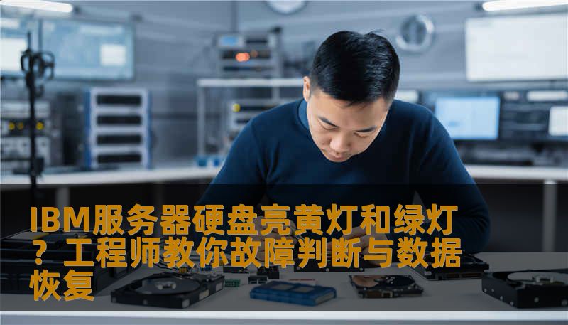 IBM服务器硬盘亮黄灯和绿灯？工程师教你故障判断与数据恢复