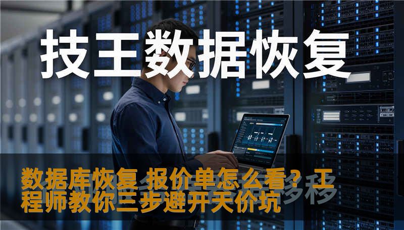数据库恢复 报价单怎么看？工程师教你三步避开天价坑