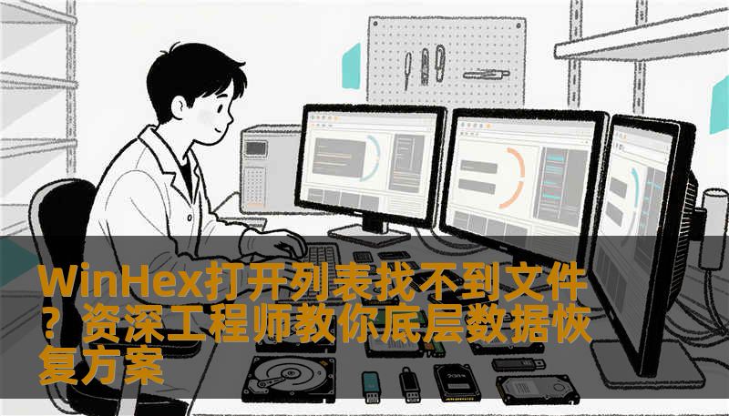 WinHex打开列表找不到文件？资深工程师教你底层数据恢复方案